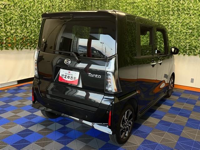 タントカスタムX両側電動スライドドア・プッシュボタンスタート・ステアリングスイッチ・オートエアコン・キーフリーシステム・シートヒーター・バックカメラ対応・パワーウィンドウ(佐賀県)の中古車