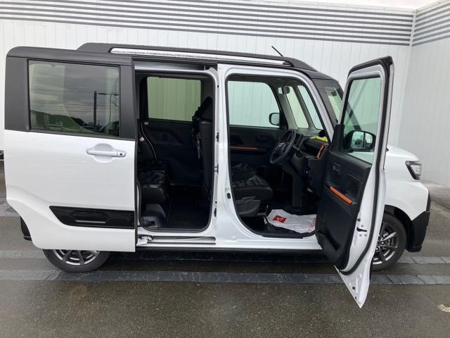 タントファンクロス両側電動スライドドア・プッシュボタンスタート・ステアリングスイッチ・オートエアコン・キーフリーシステム・シートヒーター・バックカメラ対応・アルミホイール・パワーウィンドウ（佐賀県）の中古車