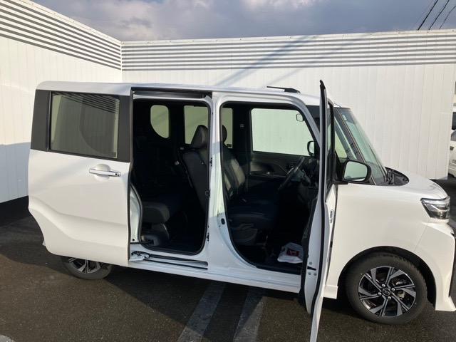 タントカスタムＸ両側電動スライドドア・プッシュボタンスタート・ステアリングスイッチ・オートエアコン・キーフリーシステム・シートヒーター・全周囲カメラ対応・アルミホイール・パワーウィンドウ（佐賀県）の中古車