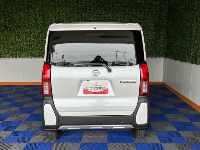 タントファンクロス両側電動スライドドア・プッシュボタンスタート・ステアリングスイッチ・オートエアコン・キーフリーシステム・シートヒーター・全周囲カメラ対応・アルミホイール・パワーウィンドウ（佐賀県）の中古車