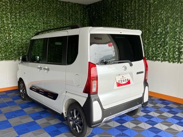 タントファンクロス両側電動スライドドア・プッシュボタンスタート・ステアリングスイッチ・オートエアコン・キーフリーシステム・シートヒーター・全周囲カメラ対応・アルミホイール・パワーウィンドウ（佐賀県）の中古車