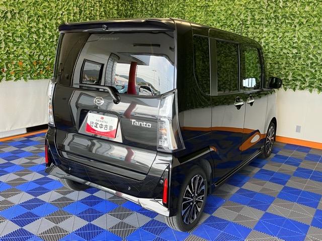 タントカスタムＲＳ両側電動スライドドア・プッシュボタンスタート・ステアリングスイッチ・オートエアコン・キーフリーシステム・シートヒーター・全周囲カメラ対応・アルミホイール・パワーウィンドウ（佐賀県）の中古車