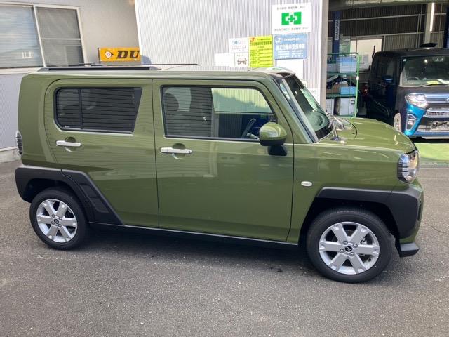 タフトＧ　クロムベンチャーコーナーセンサー・プッシュボタンスタート・ステアリングスイッチ・オートエアコン・キーフリーシステム・アルミホイール・シートヒーター・パワーウィンドウ（佐賀県）の中古車