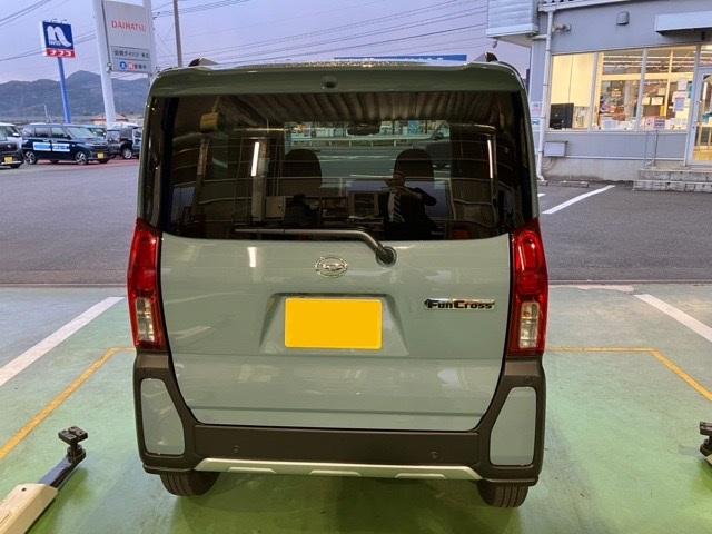 タントファンクロス両側電動スライドドア・プッシュボタンスタート・ステアリングスイッチ・オートエアコン・キーフリーシステム・バックカメラ対応・アルミホイール・パワーウィンドウ(佐賀県)の中古車