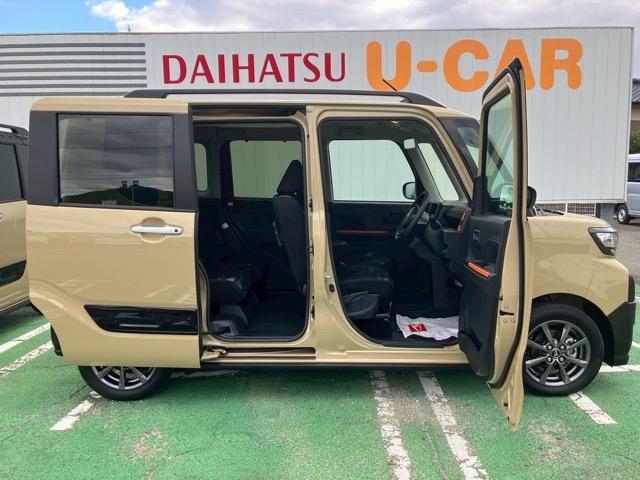 タントファンクロス両側電動スライドドア・プッシュボタンスタート・ステアリングスイッチ・オートエアコン・キーフリーシステム・シートヒーター・バックカメラ対応・アルミホイール・パワーウィンドウ(佐賀県)の中古車