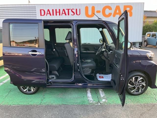 タントカスタムＸ両側電動スライドドア・プッシュボタンスタート・ステアリングスイッチ・オートエアコン・キーフリーシステム・シートヒーター・バックカメラ対応・アルミホイール・パワーウィンドウ（佐賀県）の中古車