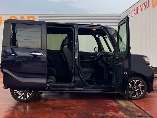 タントカスタムX両側電動スライドドア・プッシュボタンスタート・ステアリングスイッチ・オートエアコン・キーフリーシステム・シートヒーター・バックカメラ対応・アルミホイール・パワーウィンドウ(佐賀県)の中古車