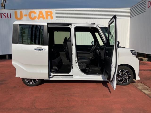 タントカスタムX両側電動スライドドア・プッシュボタンスタート・ステアリングスイッチ・オートエアコン・キーフリーシステム・シートヒーター・全周囲カメラ対応・パワーウィンドウ(佐賀県)の中古車