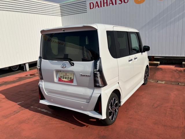 タントカスタムX両側電動スライドドア・プッシュボタンスタート・ステアリングスイッチ・オートエアコン・キーフリーシステム・シートヒーター・全周囲カメラ対応・パワーウィンドウ(佐賀県)の中古車