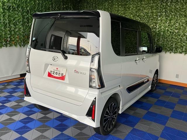 タントカスタムRS エコアイドル非装着車両側電動スライドドア・ETC・プッシュボタンスタート・ステアリングスイッチ・オートエアコン・キーフリーシステム・シートヒーター・全周囲カメラ対応・パワーウィンドウ(佐賀県)の中古車