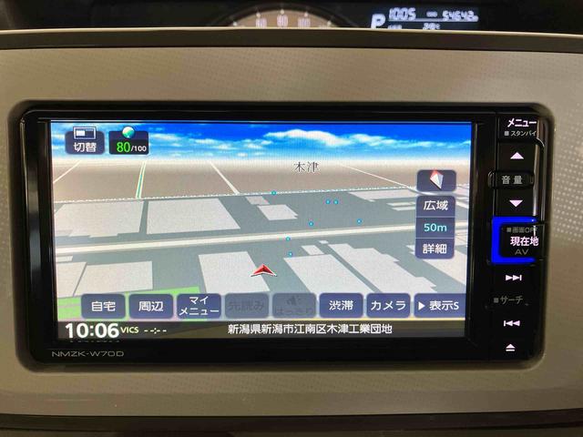 ムーヴキャンバスＧメイクアップリミテッド　ＳＡIII（車内　消臭・抗菌　処理済）　衝突被害軽減システム　４ＷＤ　両側パワースライドドア　ナビ　パノラマモニター　アルミホイール　キーフリーシステム（新潟県）の中古車