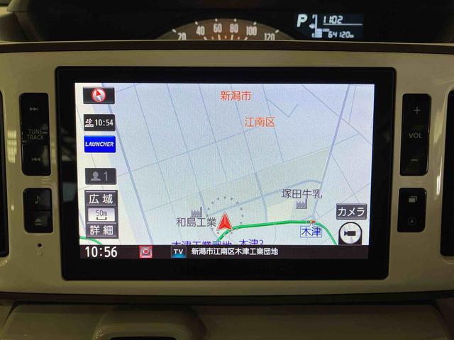 ムーヴキャンバスＸメイクアップリミテッド　ＳＡIII（車内　消臭・抗菌　処理済）　衝突被害軽減システム　４ＷＤ　両側パワースライドドア　ナビ　パノラマモニター　キーフリーシステム（新潟県）の中古車
