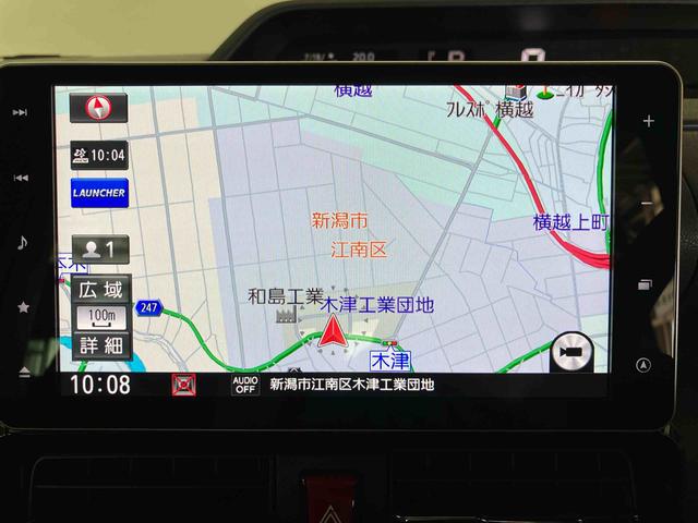 タントカスタムＸセレクション（車内　消臭・抗菌　処理済）　衝突被害軽減システム　４ＷＤ　両側パワースライドドア　ナビ　バックカメラ　アルミホイール　キーフリーシステム（新潟県）の中古車