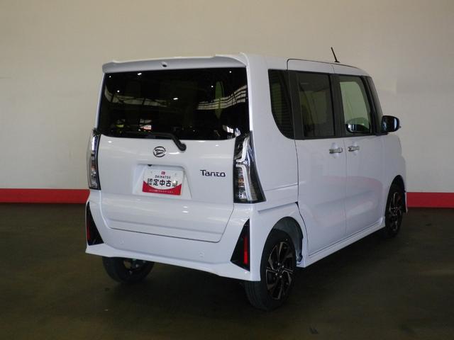 タントカスタムＸ（車内　消臭・抗菌　処理済）　衝突被害軽減システム　４ＷＤ　両側パワースライドドア　バックカメラ　アルミホイール　キーフリーシステム（新潟県）の中古車