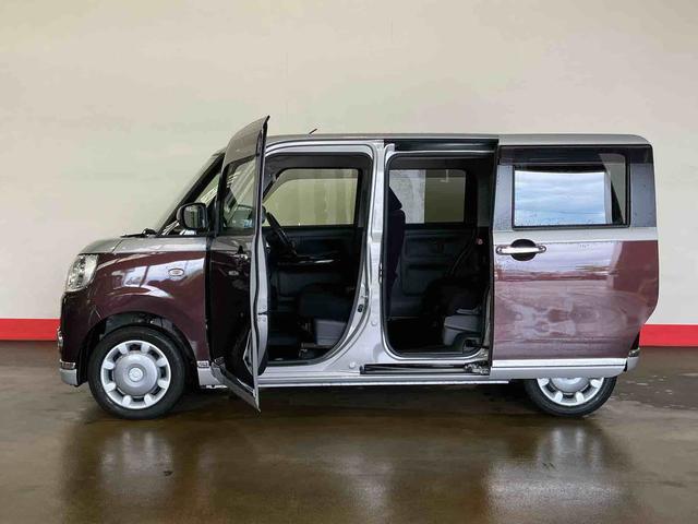ムーヴキャンバスＧブラックインテリアＶＳ　ＳＡIII（車内　消臭・抗菌　処理済）　衝突被害軽減システム　４ＷＤ　両側パワースライドドア　ナビ　パノラマモニター　キーフリーシステム（新潟県）の中古車