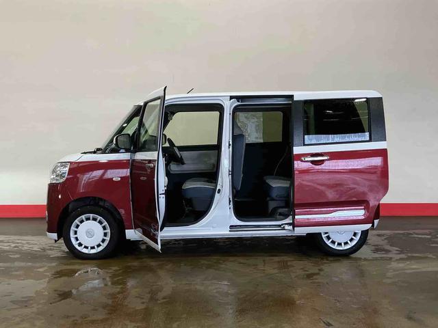 ムーヴキャンバスストライプスG(車内 消臭・抗菌 処理済) 衝突被害軽減システム 4WD 両側パワースライドドア バックカメラ キーフリーシステム(新潟県)の中古車