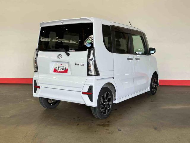 タントカスタムＸ（車内　消臭・抗菌　処理済）　衝突被害軽減システム　４ＷＤ　両側パワースライドドア　ナビ　アルミホイール　キーフリーシステム（新潟県）の中古車
