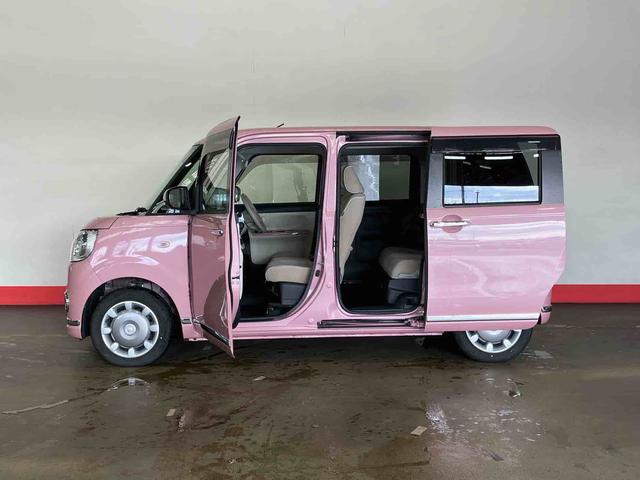 ムーヴキャンバスＧメイクアップリミテッド　ＳＡIII（車内　消臭・抗菌　処理済）　衝突被害軽減システム　４ＷＤ　両側パワースライドドア　ナビ　パノラマモニター　キーフリーシステム（新潟県）の中古車