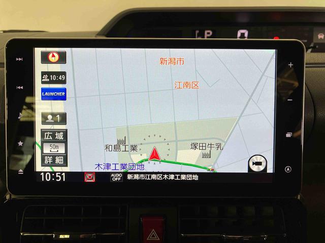 タントカスタムRSセレクション(車内 消臭・抗菌 処理済) 衝突被害軽減システム 4WD 両側パワースライドドア ナビ パノラマモニター アダプティブクルーズコントロール アルミホイール キーフリーシステム(新潟県)の中古車