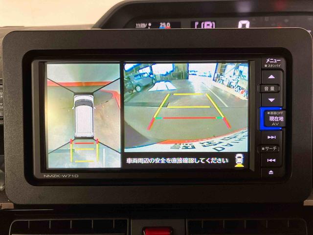 タントカスタムX(車内 消臭・抗菌 処理済) 衝突被害軽減システム 4WD 両側パワースライドドア ナビ パノラマモニター アルミホイール キーフリーシステム(新潟県)の中古車