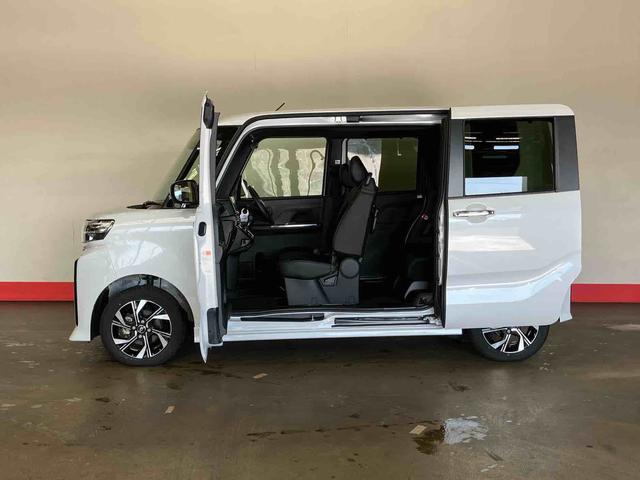 タントカスタムX(車内 消臭・抗菌 処理済) 衝突被害軽減システム 4WD 両側パワースライドドア バックカメラ アルミホイール キーフリーシステム(新潟県)の中古車