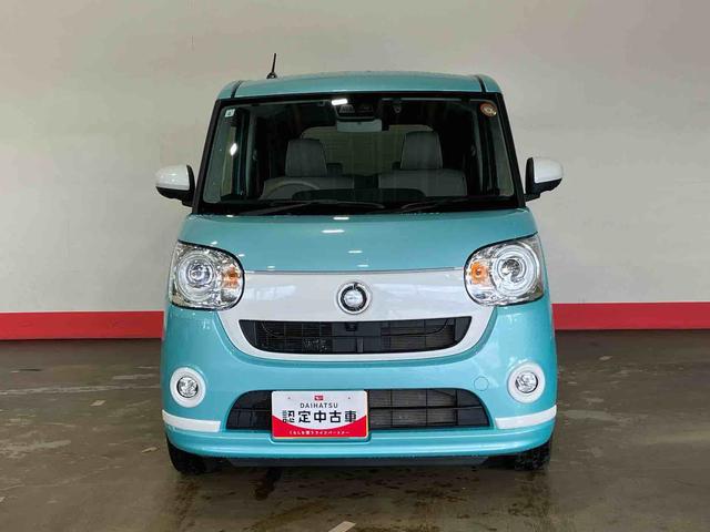 ムーヴキャンバスＧホワイトアクセントＶＳ　ＳＡIII（車内　消臭・抗菌　処理済）　衝突被害軽減システム　４ＷＤ　両側パワースライドドア　ナビ　パノラマモニター　キーフリーシステム（新潟県）の中古車