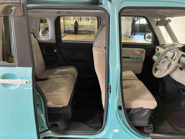 ムーヴキャンバスＧホワイトアクセントＶＳ　ＳＡIII（車内　消臭・抗菌　処理済）　衝突被害軽減システム　４ＷＤ　両側パワースライドドア　ナビ　パノラマモニター　キーフリーシステム（新潟県）の中古車