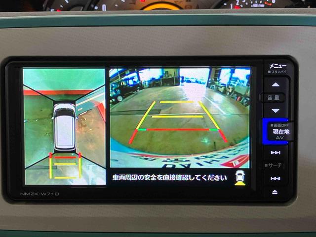 ムーヴキャンバスＧホワイトアクセントＶＳ　ＳＡIII（車内　消臭・抗菌　処理済）　衝突被害軽減システム　４ＷＤ　両側パワースライドドア　ナビ　パノラマモニター　キーフリーシステム（新潟県）の中古車