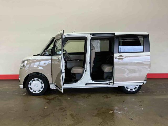 ムーヴキャンバスＧメイクアップリミテッド　ＳＡIII（車内　消臭・抗菌　処理済）　衝突被害軽減システム　４ＷＤ　両側パワースライドドア　ナビ　パノラマモニター　キーフリーシステム（新潟県）の中古車