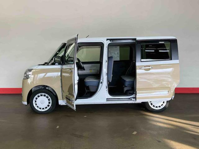 ムーヴキャンバスストライプスG(車内 消臭・抗菌 処理済) 衝突被害軽減システム 4WD 両側パワースライドドア バックカメラ キーフリーシステム(新潟県)の中古車