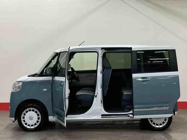 ムーヴキャンバスストライプスＧ（車内　消臭・抗菌　処理済）　衝突被害軽減システム　４ＷＤ　両側パワースライドドア　バックカメラ　キーフリーシステム（新潟県）の中古車