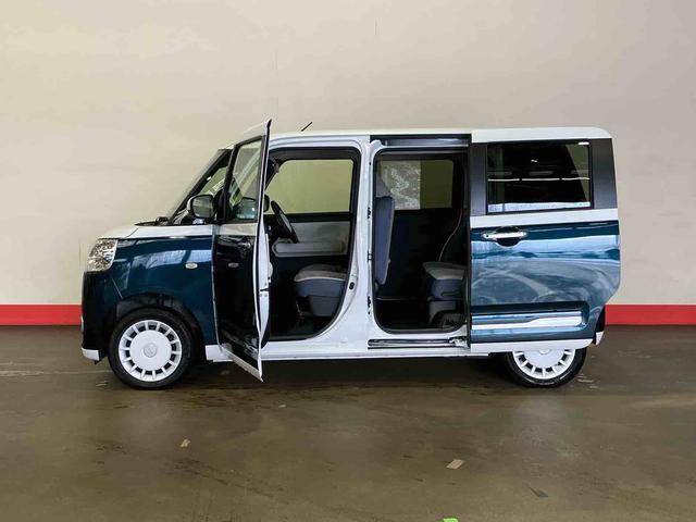 ムーヴキャンバスストライプスGターボ(車内 消臭・抗菌 処理済) 衝突被害軽減システム 4WD 両側パワースライドドア バックカメラ キーフリーシステム(新潟県)の中古車