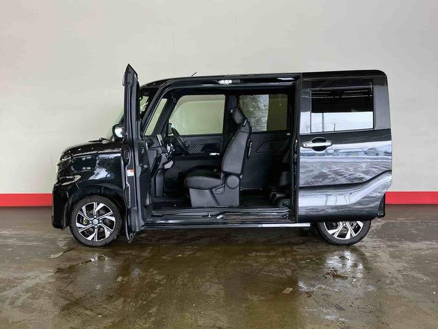 タントカスタムＸ（車内　消臭・抗菌　処理済）　衝突被害軽減システム　４ＷＤ　両側パワースライドドア　ナビ　バックカメラ　アルミホイール　キーフリーシステム（新潟県）の中古車