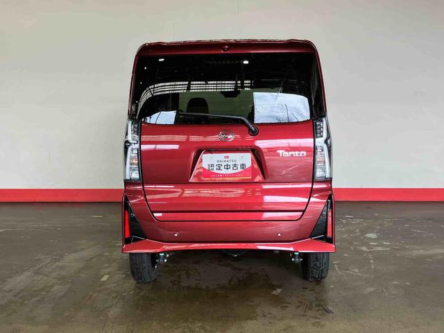 タントカスタムＸ（車内　消臭・抗菌　処理済）　衝突被害軽減システム　４ＷＤ　両側パワースライドドア　バックカメラ　アルミホイール　キーフリーシステム（新潟県）の中古車
