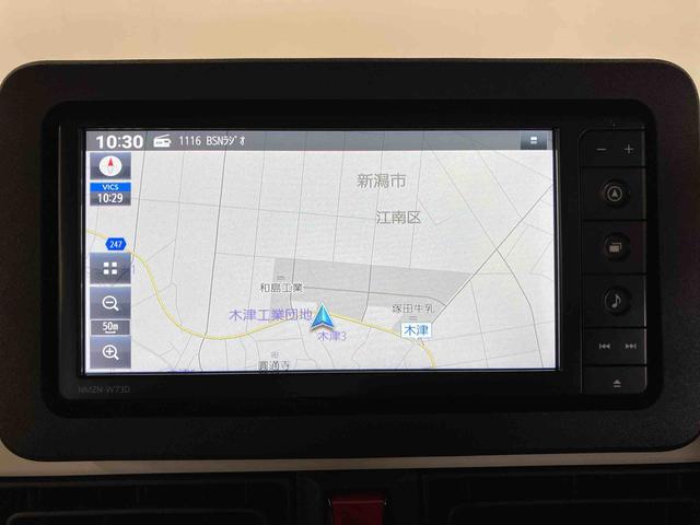 ムーヴキャンバスストライプスＸ（車内　消臭・抗菌　処理済）　衝突被害軽減システム　両側パワースライドドア　ナビ　キーフリーシステム（新潟県）の中古車