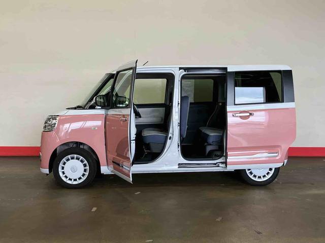 ムーヴキャンバスストライプスG(車内 消臭・抗菌 処理済) 衝突被害軽減システム 4WD 両側パワースライドドア バックカメラ キーフリーシステム(新潟県)の中古車