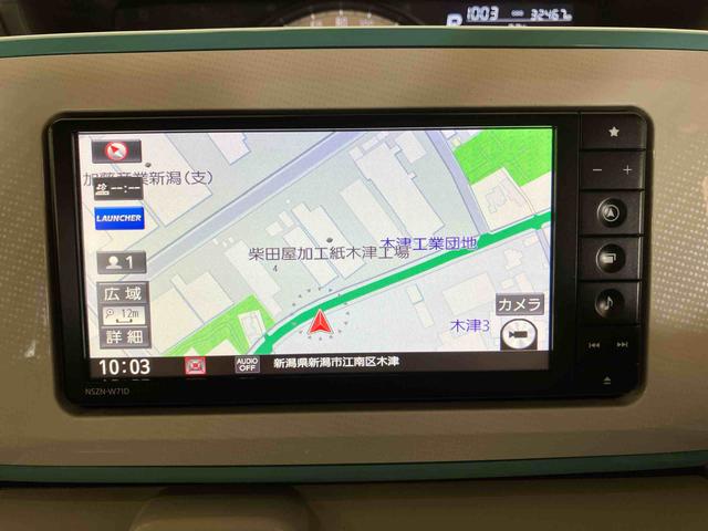ムーヴキャンバスＧメイクアップリミテッド　ＳＡIII（車内　消臭・抗菌　処理済）　衝突被害軽減システム　４ＷＤ　両側パワースライドドア　ナビ　パノラマモニター　キーフリーシステム（新潟県）の中古車