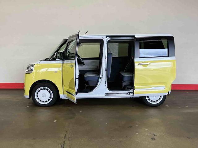 ムーヴキャンバス 中古車 ストライプスＧターボ（車内　消臭・抗菌　処理済）　衝突被害軽減システム　４ＷＤ　両側パワースライドドア　アダプティブクルーズコントロール　バックカメラ　キーフリーシステム