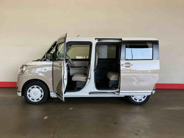 ムーヴキャンバス 中古車 ＧメイクアップＶＳ　ＳＡＩＩＩ（車内　消臭・抗菌　処理済）　衝突被害軽減システム　４ＷＤ　両側パワースライドドア　ナビ　パノラマモニター　キーフリーシステム