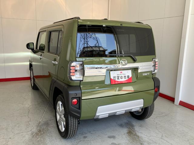 タフトＧ　クロムベンチャーワンオーナー　バックモニター対応カメラ　運転席・助手席シートヒーター　純正１５インチアルミホイール　電動パーキングブレーキ　オートブレーキホールド　アイドリングストップ　ＬＥＤヘッドランプ　スマ−キー（香川県）の中古車