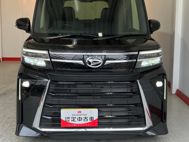 タントカスタムＸワンオーナー　バックモニター対応カメラ　運転席・助手席シートヒーター　両側パワースライドドア　純正１４インチアルミホイール　電動パーキングブレーキ　オートブレーキホールド　ＬＥＤヘッドランプ（香川県）の中古車