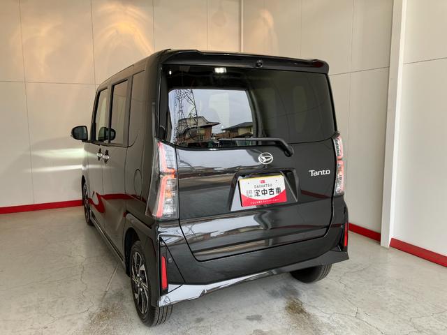 タントカスタムＸワンオーナー　バックモニター対応カメラ　運転席・助手席シートヒーター　両側パワースライドドア　電動パーキングブレーキ　オートブレーキホールド　純正１４インチアルミホイール　ＬＥＤヘッドランプ（香川県）の中古車