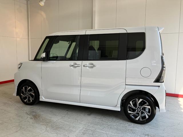 タントカスタムＸワンオーナー　パノラマモニター対応　両側パワースライドドア　運転席・助手席シートヒーター　電動パーキングブレーキ　オートブレーキホールド　ＬＥＤヘッドランプ　純正１４インチアルミホイール　スマートキー（香川県）の中古車
