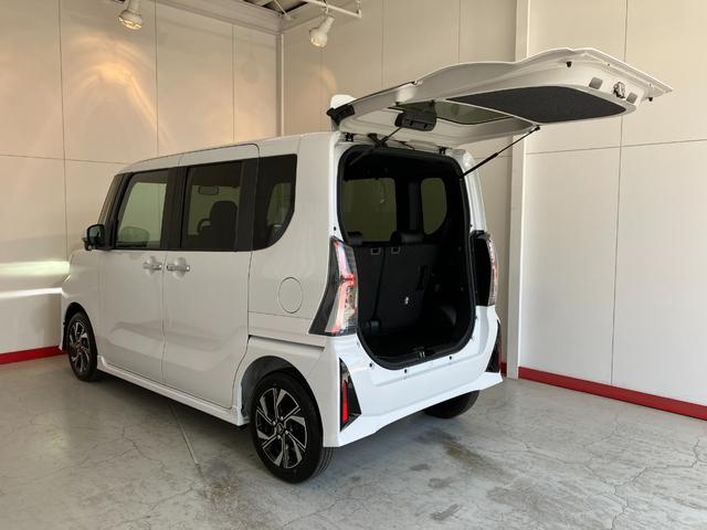 タントカスタムＸワンオーナー　パノラマモニター対応　両側パワースライドドア　運転席・助手席シートヒーター　電動パーキングブレーキ　オートブレーキホールド　ＬＥＤヘッドランプ　純正１４インチアルミホイール　スマートキー（香川県）の中古車