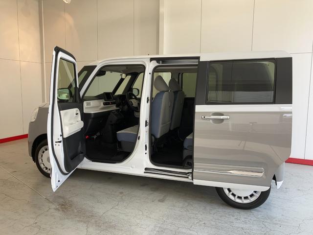 ムーヴキャンバスストライプスＧワンオーナー　バックモニター対応カメラ　両側パワースライドドア　ベンチシート　運転席・助手席シートヒーター　ホッとカップホルダー　置きラクボックス　ＬＥＤヘッドランプ　電動パーキングブレーキ（香川県）の中古車