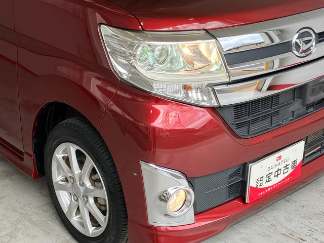 タントカスタムＸ　ＳＡワンオーナー　純正ナビ　純正ＥＴＣ　バックモニター　左側パワースライドドア　ＬＥＤヘッドランプ　オートライト　アイドリングストップ　スマートキー　取扱説明書　メンテナンスノート（香川県）の中古車