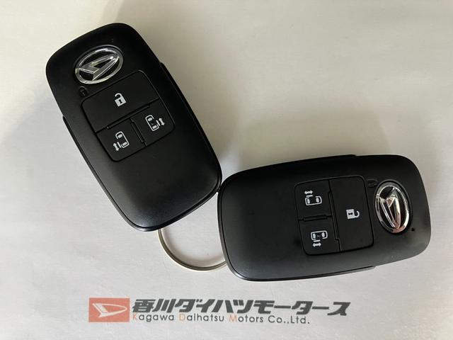 ムーヴキャンバスストライプスＧワンオーナー　バックモニター対応カメラ　両側パワースライドドア　電動パーキングブレーキ　オートブレーキホールド　ホッとカップホルダー　運転席・助手席シートヒーター　ＬＥＤヘッドランプ　スマートキー（香川県）の中古車