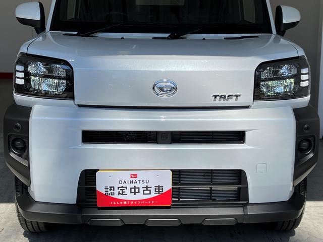 タフトＸワンオーナー　バックモニター対応カメラ　電動パーキングブレーキ　オートブレーキホールド　ＬＥＤヘッドランプ　スマートキー　スマアシ　カーペットマット　バイザー　取扱説明書　メンテナンスノート（香川県）の中古車