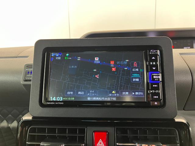 タントカスタムＲＳセレクションワンオーナー　ターボ　純正ナビ　純正ＥＴＣ　純正ドライブレコーダー　パノラマモニター　両側パワースライドドア　アダプティブクルーズコントロール　運転席・助手席シートヒーター　スマートキー　スマアシ（香川県）の中古車