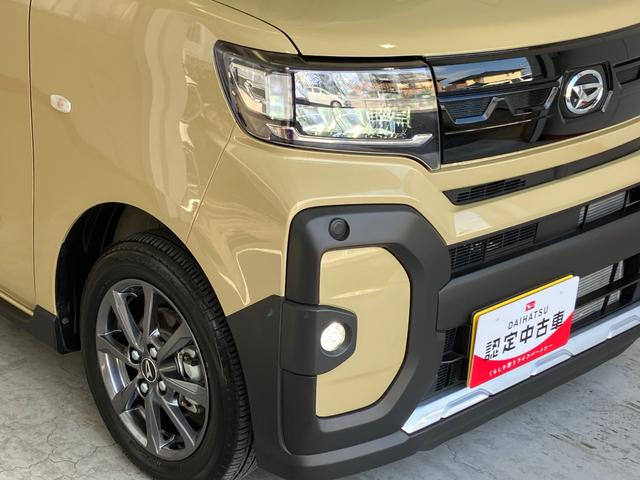 タントファンクロスワンオーナー　バックモニター対応カメラ　運転席・助手席シートヒーター　両側パワースライドドア　ＬＥＤヘッドランプ　電動パーキングブレーキ　オートブレーキホールド　純正１４インチアルミホイール　スマアシ（香川県）の中古車